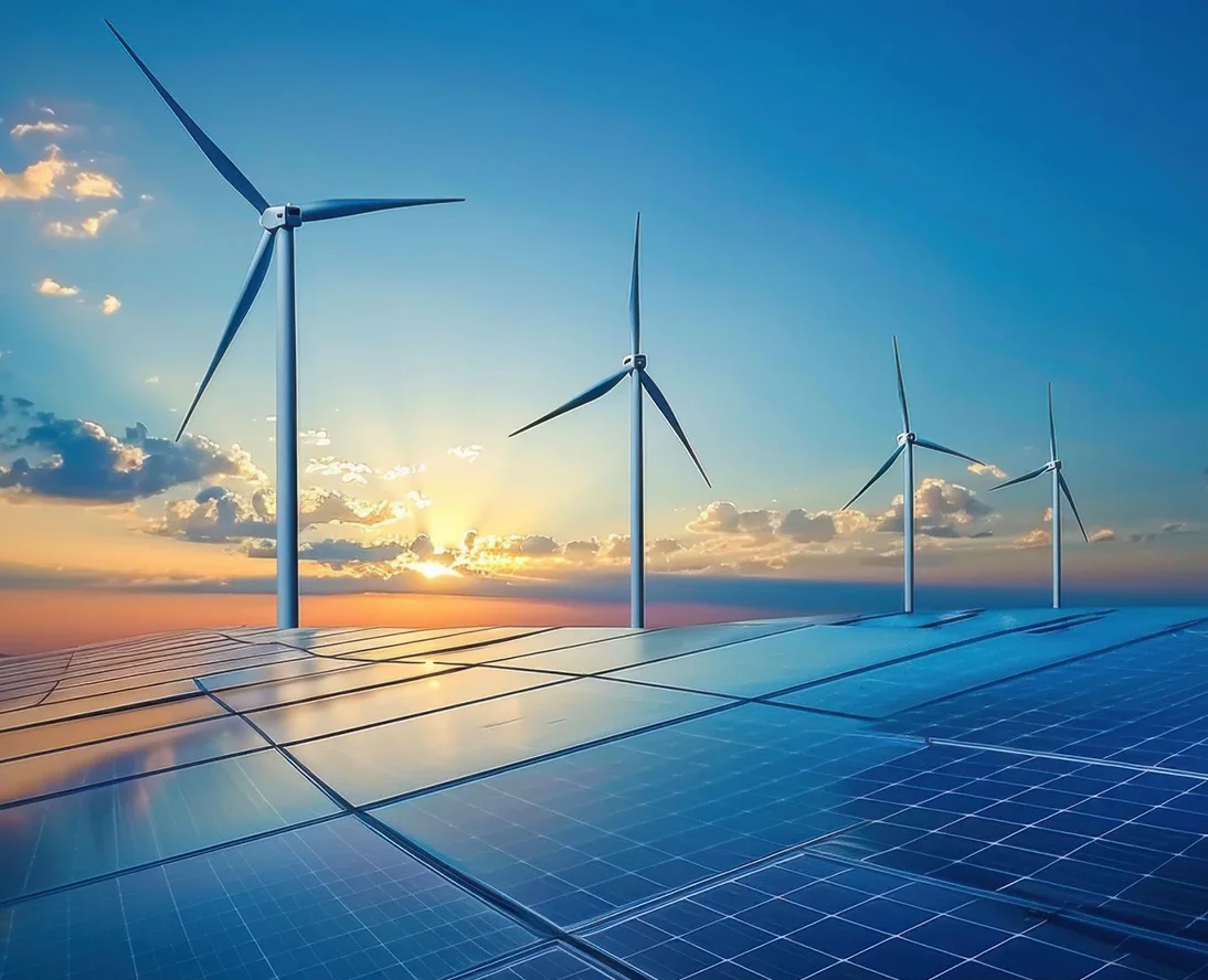 Picture of project at Vatsala Dhebewadi Wind/Solar Hybrid Power Project